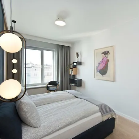 Apartament Chic Designer With Original Art And Old Town View Gdańsk